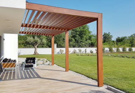installation pergola